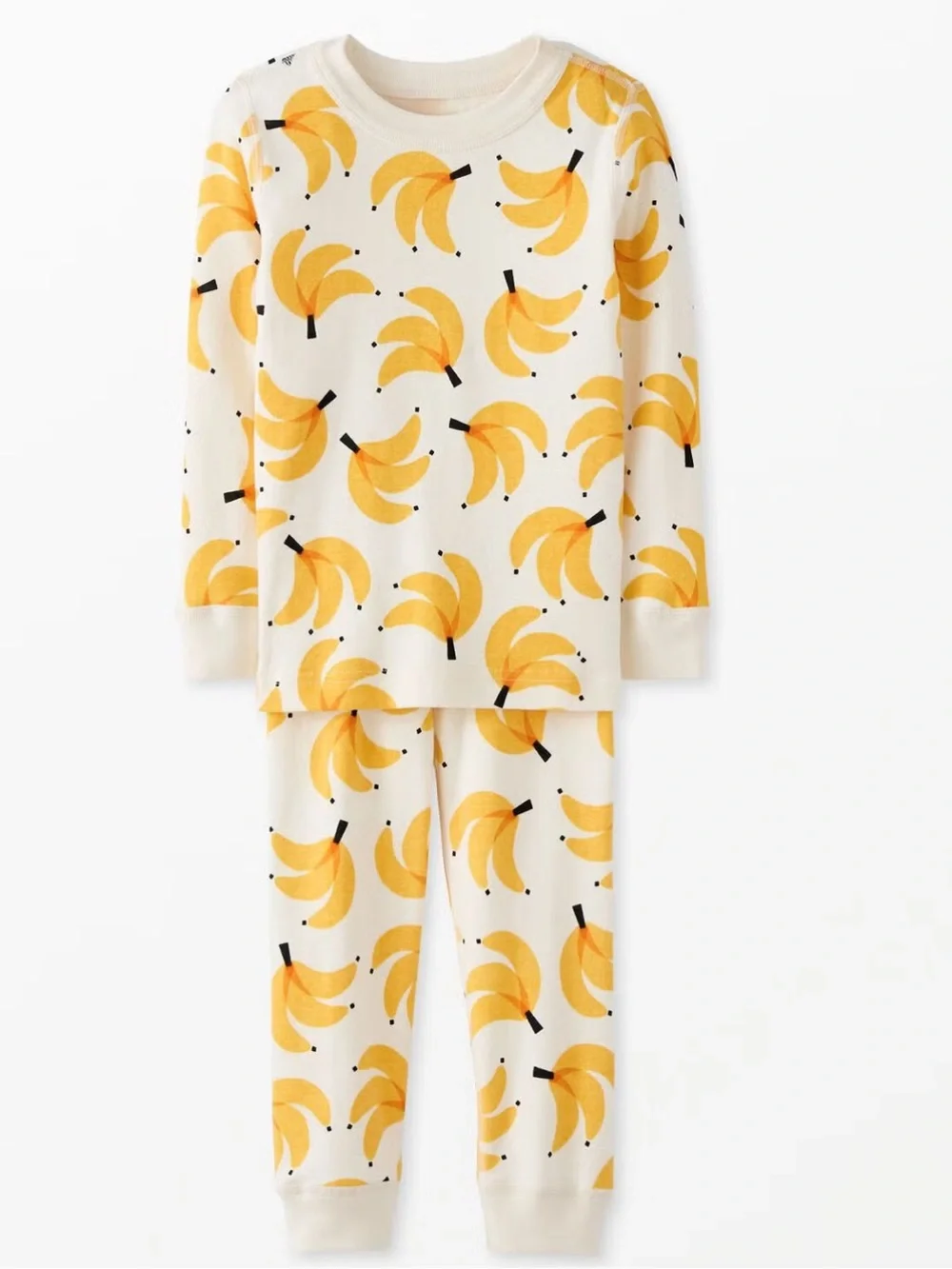 NEW Hanna Andersson HannaJams banana Pajama Set size: 8